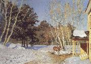 Isaac Levitan March china oil painting reproduction